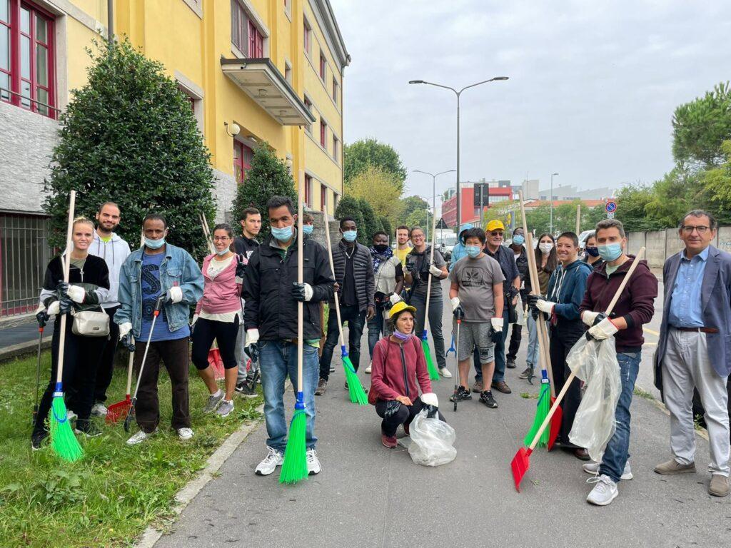 I partecipanti a Puliamo il Mondo 2021