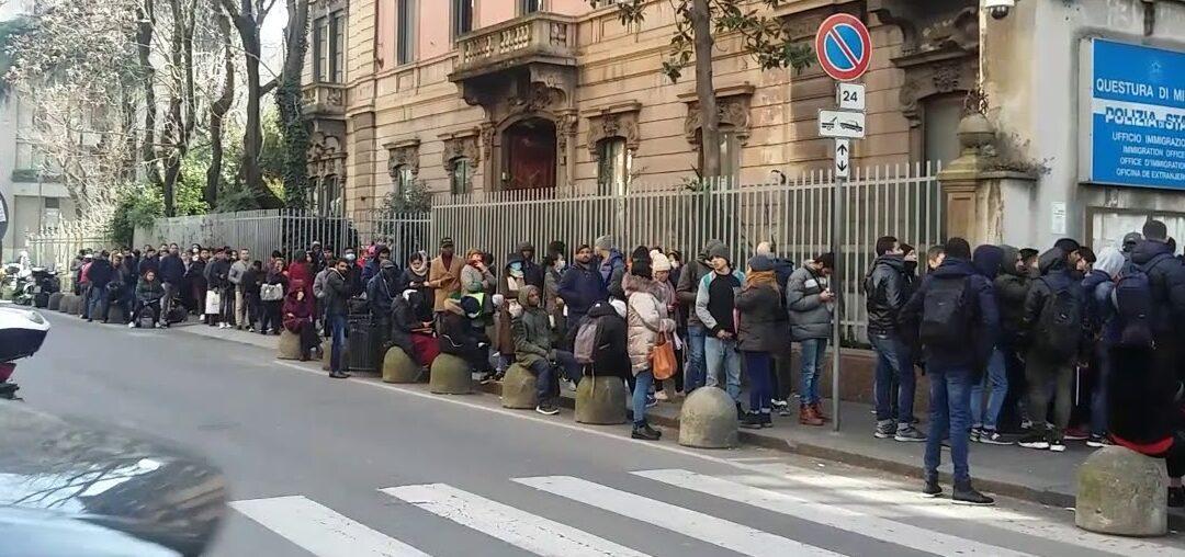 richiesta asilo questura Milano