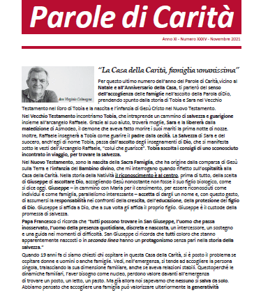 Parole di Carità dicembre 2021