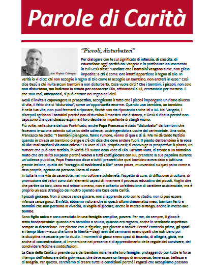 Parole di Carità agosto 2022