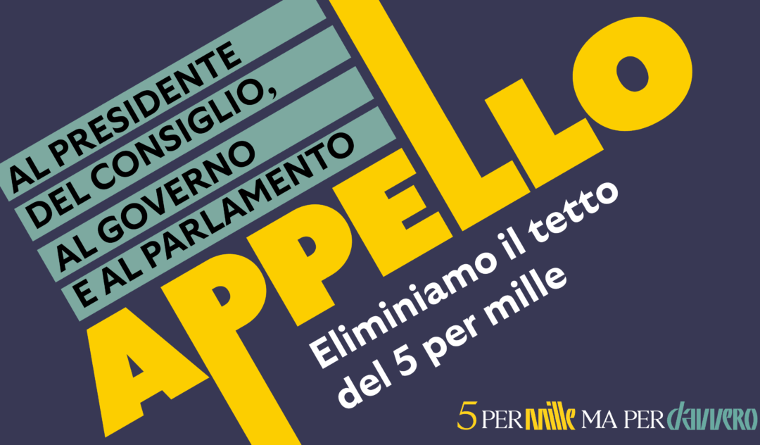 5 per mille appello