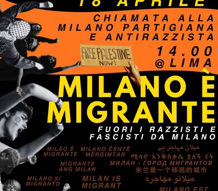18 aprile remigrazione milano migrante