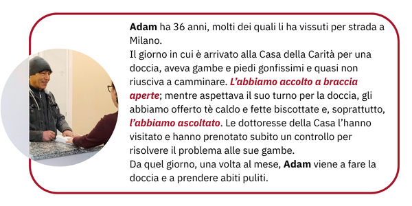 Storia di Adam docce
