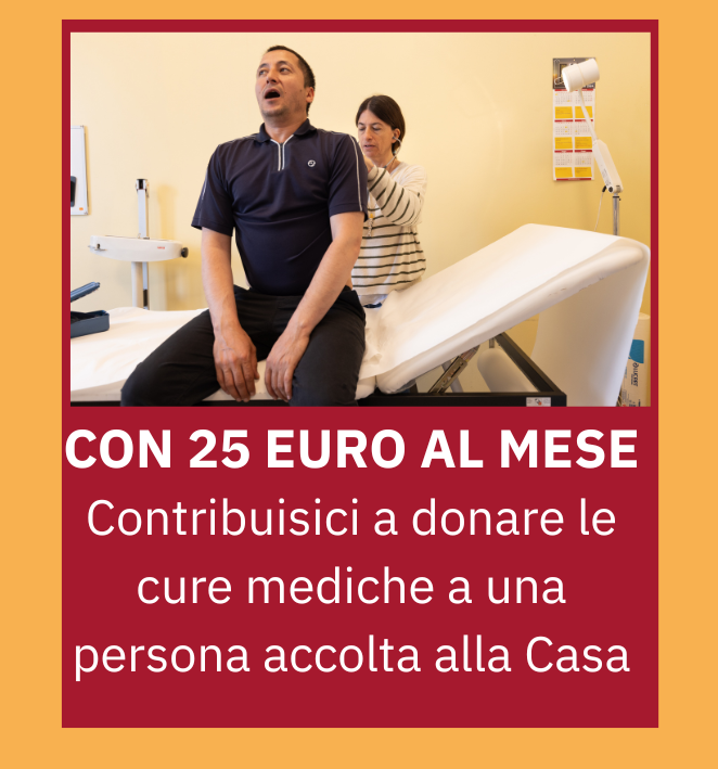 Cost sample donazione regolare 25 euro al mese